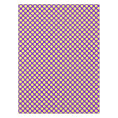 Gelbe Polka Punkte mit Lila Hintergrund STaylor Tischdecke (Vorderseite)