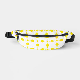 Gelbe Polka-Punkte, Polka-Dottern-Muster, Punkte, Bauchtasche