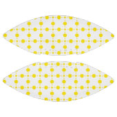 Gelbe Polka-Punkte, Polka-Dottern-Muster, Punkte,  Football (Paneele)