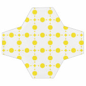 Gelbe Polka-Punkte, Polka-Dottern-Muster, Punkte,  Fußball (Flach)