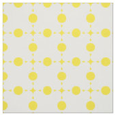 Gelbe Polka-Punkte, Polka-Dottern-Muster, Punkte,  Stoff (Muster)