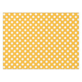 Gelbe Polka-Punkte Tischdecke (Vorderseite (Horizontal))