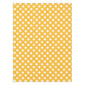 Gelbe Polka-Punkte Tischdecke (Vorderseite)