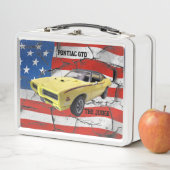 Gelbe Pontiac GTO - der Richter Metall Brotdose (Beispiel)