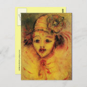 GELBE POSTKARTE (Vorne/Hinten)