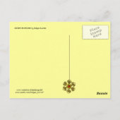 GELBE POSTKARTE (Rückseite)