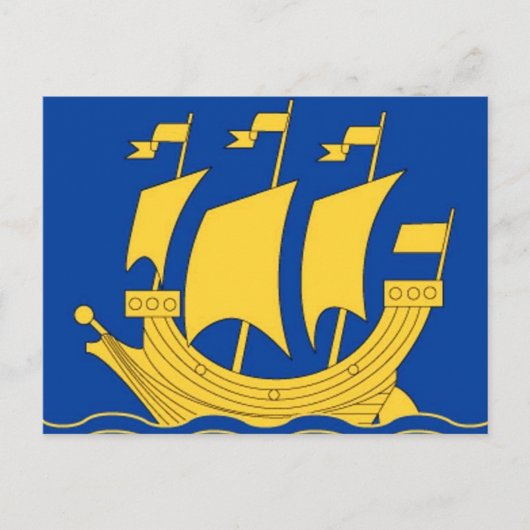 Gelbe Postkarte (Vorderseite)