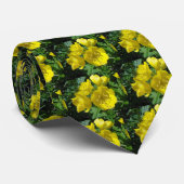 Gelbe Primrosen - Sundrops Krawatte (Gerollt)