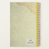 Gelbe Psilostrophe Sparsiflora Personalisierter Co Notizblock (Rückseite)