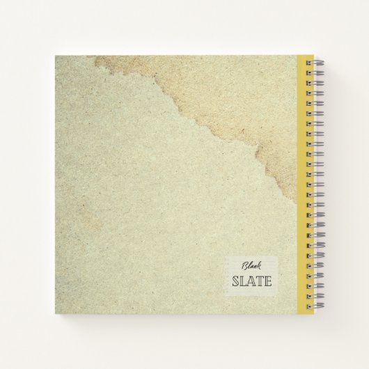 Gelbe Psilostrophe Sparsiflora Personalisierter Co Notizblock (Rückseite)