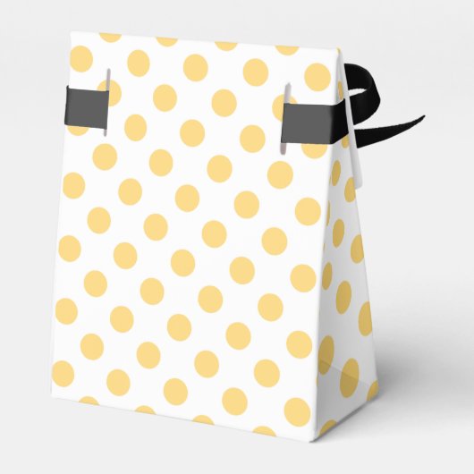 Gelbe Punkte Geschenkschachtel (Rückseite)