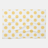 Gelbe Punkte Geschirrtuch (Horizontal)