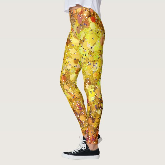 Gelbe Punkte Leggings (Links)