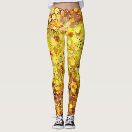 Gelbe Punkte Leggings
