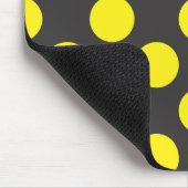 Gelbe Punkte Mousepad (Ecke)