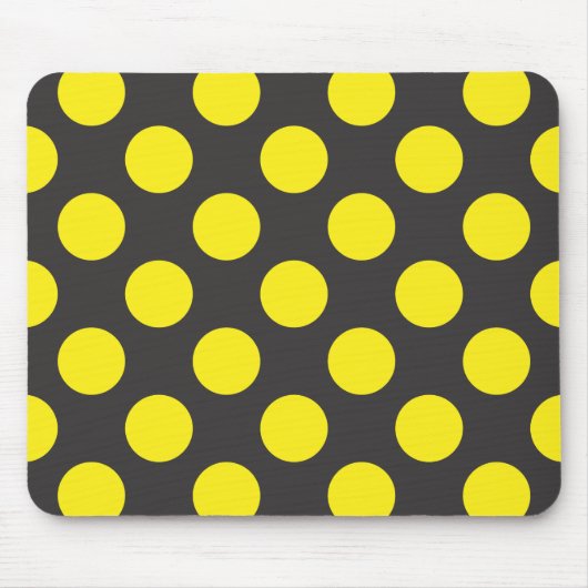 Gelbe Punkte Mousepad (Vorne)