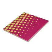 Gelbe Punkte rückwärts Fliese (Seite)