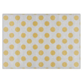 Gelbe Punkte Schneidebrett (Vorderseite)
