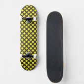 Gelbe Punkte Skateboard (Vorne)