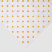 Gelbe Punkte Weißes Geschenk Wrap Mix Match Seidenpapier (Ausschnitt)