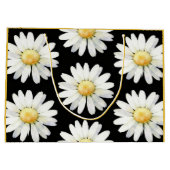 Gelbe Punktierte Gänseblümchen Große Geschenktüte (Rückseite)