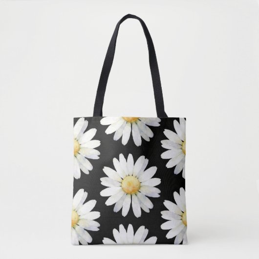 Gelbe Punktierte Gänseblümchen Tasche (Vorderseite)