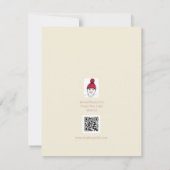 Gelbe Pupien Wildblumen Grüße Karte (Rückseite)