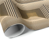 Gelbe Pyramide, grafisches Desktop-Design Geschenkpapier (Rolleneckpunkt)