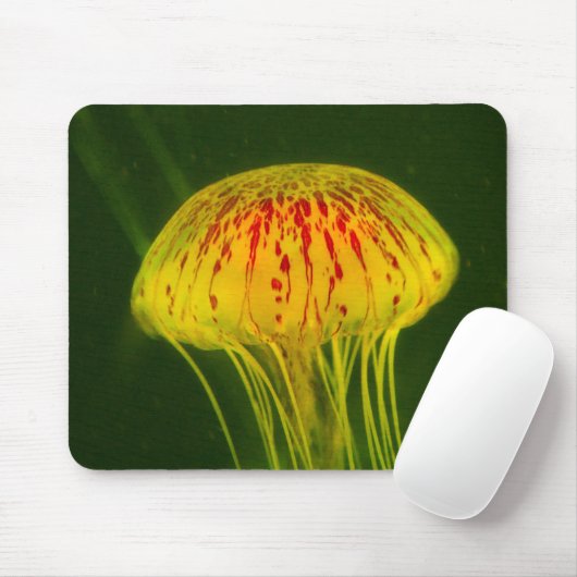Gelbe Qualle Mousepad (Mit Mouse)