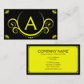 Gelbe Raffinessen Visitenkarte (Vorne/Hinten)