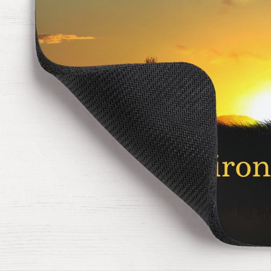 Gelbe Rasenmäuse-Pad Mousepad (Ecke)