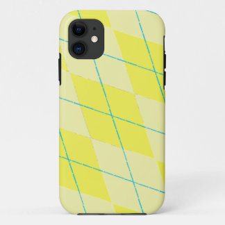 Gelbe Raute iPhone 11 Hülle