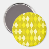 Gelbe Raute Magnet (Vorderseite/Rückseite)