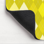 Gelbe Raute Mousepad (Ecke)