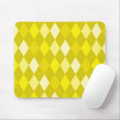 Gelbe Raute Mousepad (Mit Mouse)