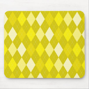 Gelbe Raute Mousepad