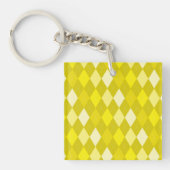 Gelbe Raute Schlüsselanhänger (Vorderseite)