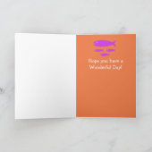 Gelbe Redhead-Meerjungfrau-alles- Gute zum Karte (Innenseite)