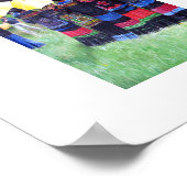 Gelbe Regenschirme (Schönheitsmittel) Poster (Ecke)