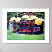 Gelbe Regenschirme (Schönheitsmittel) Poster (Vorne)