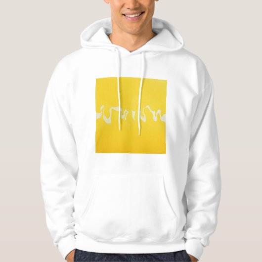 Gelbe Reise Hoodie (Vorderseite)