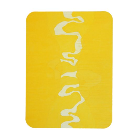 Gelbe Reise Magnet (Vertikal)