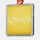 Gelbe Reise Ornament Aus Metall (Links)