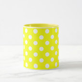 gelbe retro-punkte tasse (Zentrum)