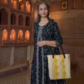 Gelbe Rhombus Tasche