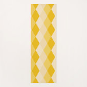 Gelbe Rhombus Yogamatte (Vorderseite)