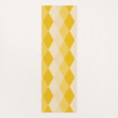 Gelbe Rhombus Yogamatte (Rückseite)