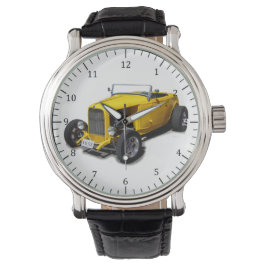 Gelbe Roadster-Uhr 1932 Armbanduhr