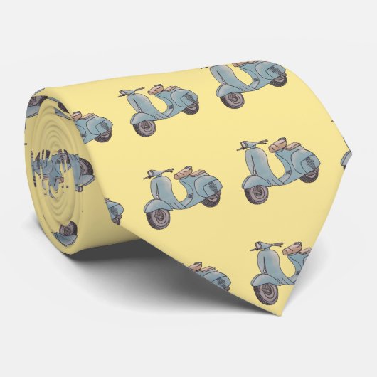 Gelbe Roller-Krawatte Krawatte (Gerollt)