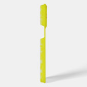 Gelbe Rosa Artdeco Regenbogen Streifen iPhone Hülle (Rechte Seite)